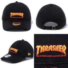 【古着】NEWERA THRASHERコラボ ファイヤーロゴ