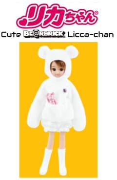 特注品☆ベアブリック【リカちゃん】BE@RBRICK デッドストック 