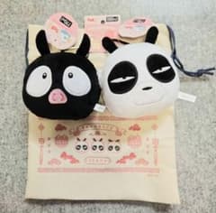 らんま1/2 フェイスポーチ 2種　巾着　セット