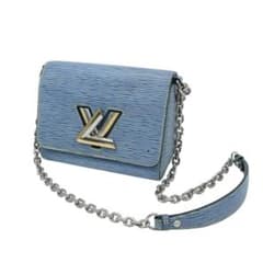 極美品 ルイヴィトン ショルダーバッグ エピ デニム ツイストPM M50273