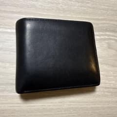 DOOMUS 栃木レザー二つ折り財布 ブラックのサムネイル