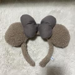 東京ディズニーリゾート カチューシャ ボア素材　ブラウンのサムネイル