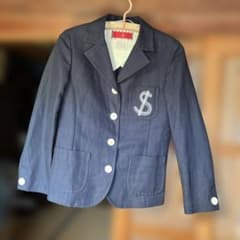 リネン混　SI-HIRAI（スーヒライ） 濃紺　ジャケット　日本製のサムネイル