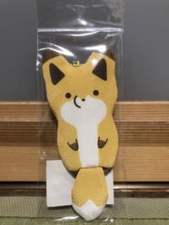 너구리와 여우 치리멘 포치 봉투