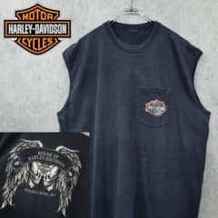 古着 ハーレーダビッドソン ミルウォーキー ノースリーブ Tシャツ 2XLのサムネイル