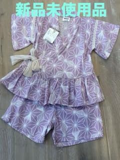 【新品未使用】BREEZE フリル甚平 100cmのサムネイル