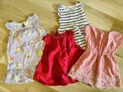 90cm ワンピース等　8枚セットのサムネイル