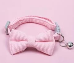 ​【新品未使用】猫用 首輪 リボン 鈴付き ピンク 調節可能 かわいいのサムネイル