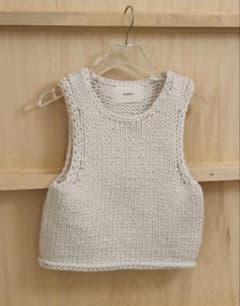 TODAYFUL Hand Knit Vest オフホワイト - メルカリ