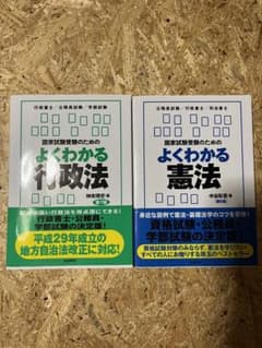 二冊セット　国家試験受験のためのよくわかる憲法　行政法のサムネイル