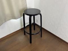 artek アルテックBar Stool 64/バースツール ブラックラッカーのサムネイル