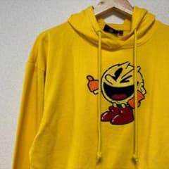 PAC-MAN イエローフード付きパーカー Lのサムネイル