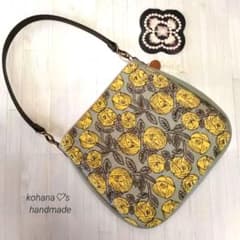 ハンドメイドஐ..ラウンドショルダーバッグ∂бミナペルホネン⚮̈