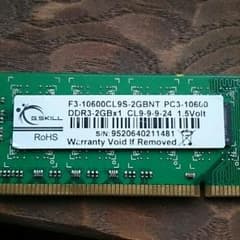 G .SKILL DDR3  2gb メモリーのサムネイル