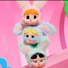 POPMART CRYBABY 파워 퍼프 걸스 버블스 버터 컵 세트
