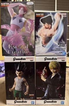 HUNTER × HUNTERフィギュア4体セット HUNTER×HUNTER フィギュア 4体セット まとめ売り - メルカリ