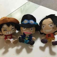 ONE PIECE エース サボ ルフィ ぬいぐるみのサムネイル