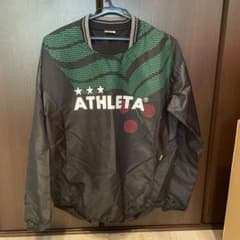ATHLETA ピステ 上下セット Mサイズ ブラック/グリーンのサムネイル