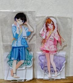 ちろぴの×極楽湯　アクリルスタンド　2個セットのサムネイル