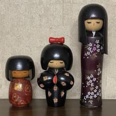 昭和レトロ 27cm / 高さ31,5cm 二体セット 創作こけし 【大型・希少】郷野清風作 創作こけし3点 メルカリ - 郷野清風 宮下はじめ 工芸品
