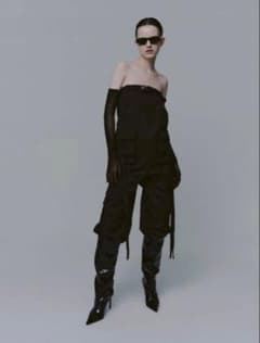 litmus kishidamiki nylon jumpsuit 黒(ベルト付 - メルカリ