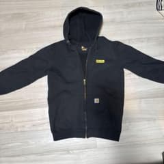 Carhartt 黒 ジップアップパーカー Mのサムネイル