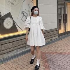 ワンピース Bibiy. EFFIE PLEATED DRESS Bibiy. EFFIE PLEATED DRESS ワンピース 白 - メルカリ
