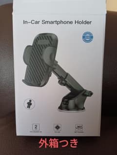 スマホホルダー、携帯ホルダー、車載、カー用品、車、吸着、シール、未使用のサムネイル