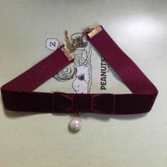 リボンチョーカー ボルドーのサムネイル
