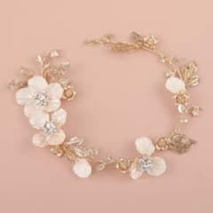 結婚式 花 ヘアアクセサリー 2点セットのサムネイル