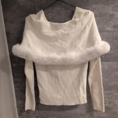 MURUA オフショルファー付き長袖ニットのサムネイル