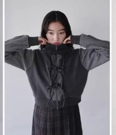 Uenui front ribbon zip parkaのサムネイル