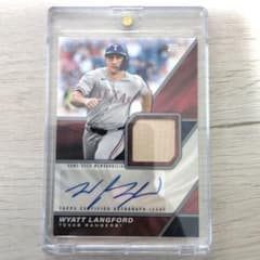 WYATT LANGFORD 2026 Topps 直筆サインレリックカードのサムネイル