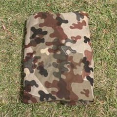 激レア】ドイツ 軍幕 アメーバカモ パップテント ハーフ 1枚