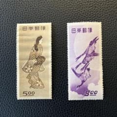 切手趣味週間 2種セット 見返り美人 月に雁【銭単位 未使用】 - メルカリ
