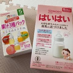 和光堂　粉ミルクはいはい&果汁3種パックのサムネイル