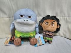 ディズニー モアナと伝説の海 ぬいぐるみ マウイ 2種セットのサムネイル