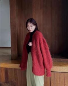 CLANE COLOR MOHAIR SHAGGY CARDIGANのサムネイル