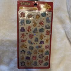 ポケモン 3D ミニバブルステッカー シールのサムネイル