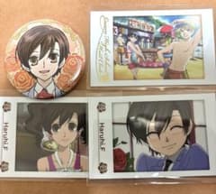 桜蘭高校ホスト部 藤岡ハルヒ 缶バッジ キャラポトレ 箔押しのサムネイル