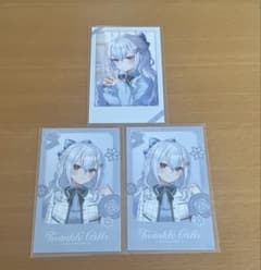 Twinkle Girls 葉加瀬冬雪 チェキ風カード 3枚セットのサムネイル