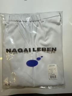 NAGAILEBEN 女子パンツ 白衣 FT4403 ホワイト Sサイズのサムネイル