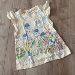 ニットプランナー　フリル袖 Tシャツ 120サイズ 花柄のサムネイル
