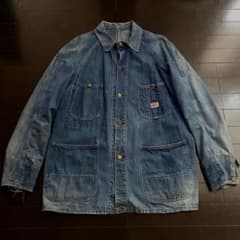 40〜50s COWDEN サンフェード ヴィンテージ デニム カバーオール