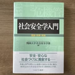 社会安全学入門 理論・政策・実践 関西大学社会安全学部編のサムネイル