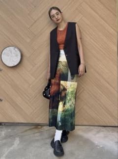 Silvia Conde Olivan×Ameri VELOUR SKIRT S - メルカリ