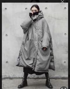 フード付き中綿ロングコートのサムネイル