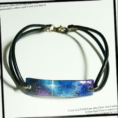 (お値下げ)宇宙柄 ブレスレットのサムネイル