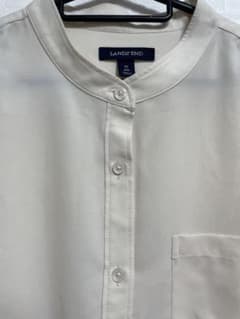 Lands' End 長袖シャツ クリーム色のサムネイル