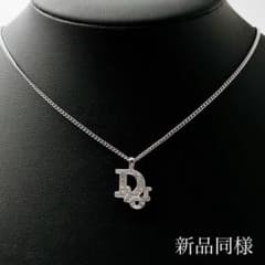 新品同様 ディオール dior ロゴ CD ネックレス シルバー Y848 - メルカリ